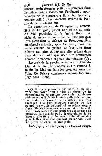 Journal historique et littéraire