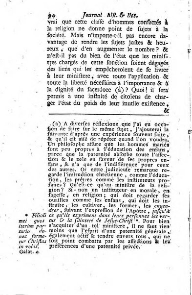 Journal historique et littéraire