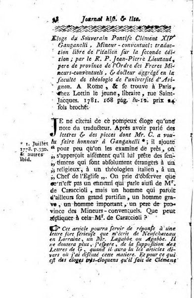 Journal historique et littéraire