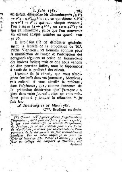 Journal historique et littéraire