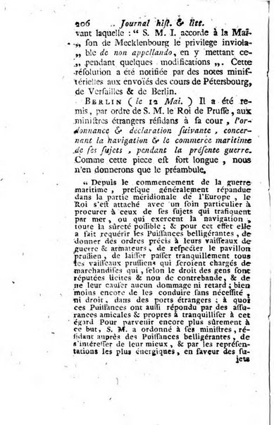 Journal historique et littéraire