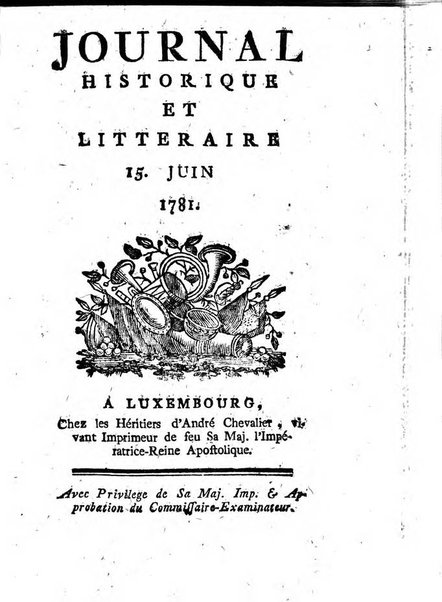 Journal historique et littéraire