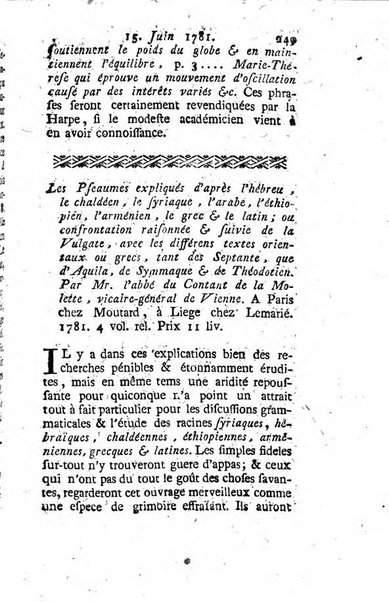 Journal historique et littéraire