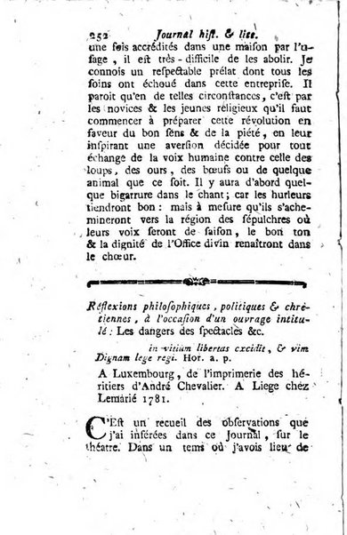 Journal historique et littéraire