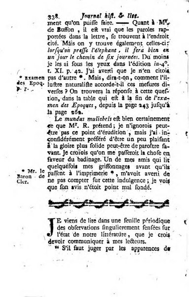 Journal historique et littéraire