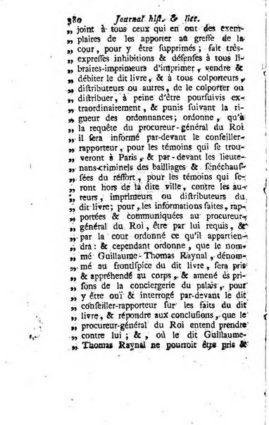 Journal historique et littéraire