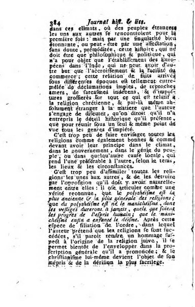 Journal historique et littéraire