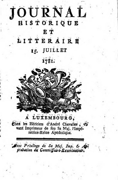 Journal historique et littéraire