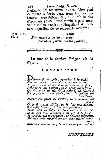 Journal historique et littéraire