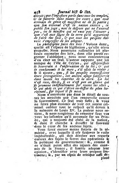 Journal historique et littéraire