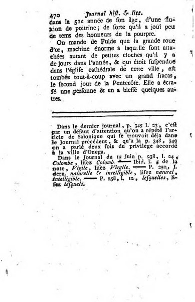 Journal historique et littéraire