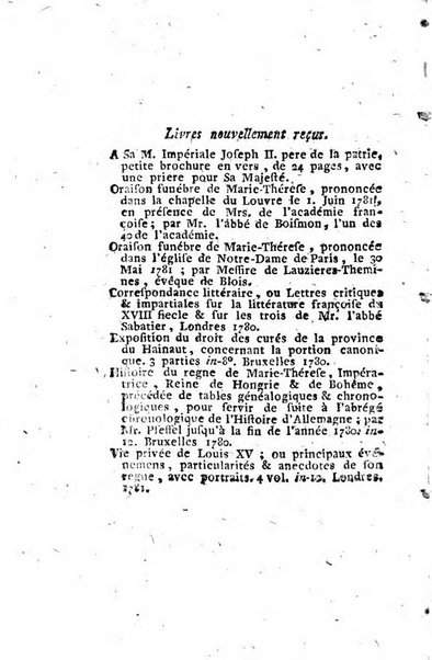 Journal historique et littéraire