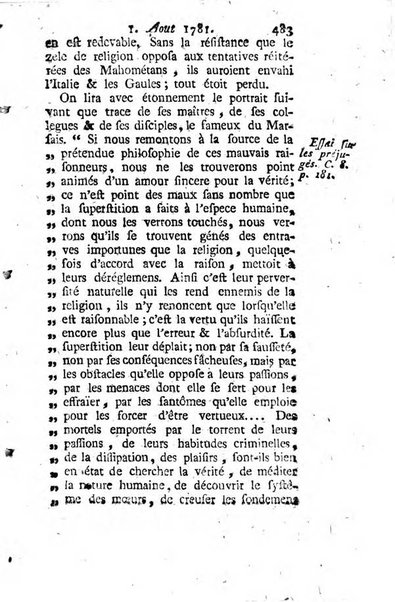 Journal historique et littéraire