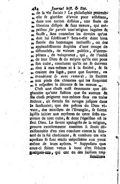 Journal historique et littéraire