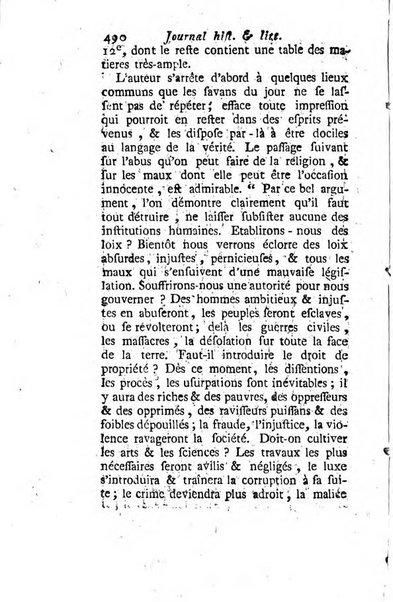 Journal historique et littéraire