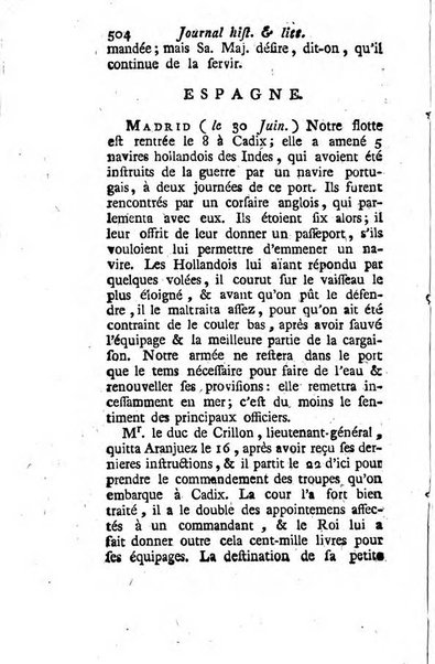 Journal historique et littéraire