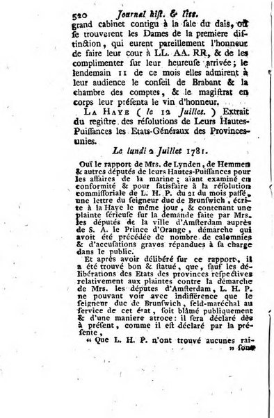 Journal historique et littéraire