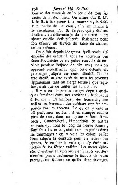 Journal historique et littéraire