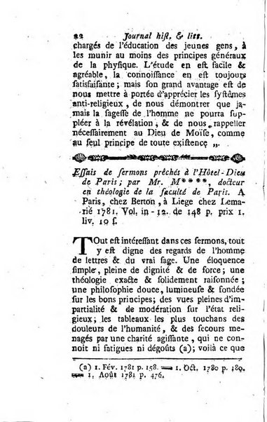 Journal historique et littéraire