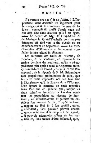 Journal historique et littéraire