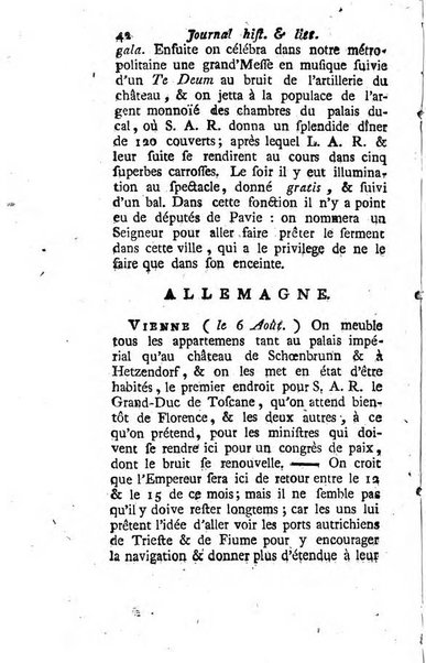 Journal historique et littéraire