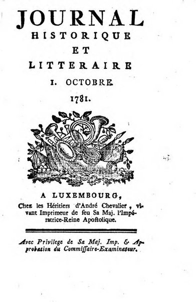 Journal historique et littéraire