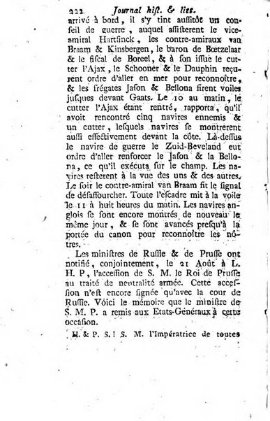 Journal historique et littéraire