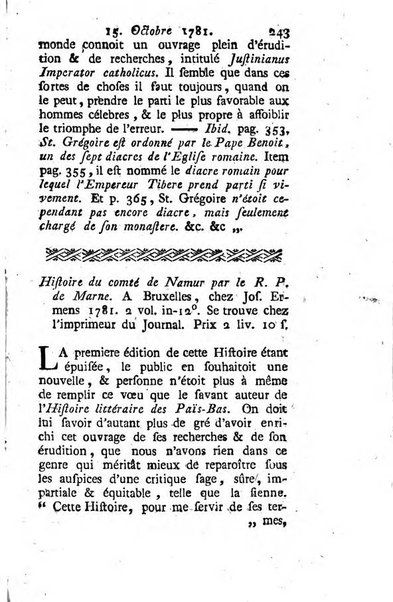 Journal historique et littéraire