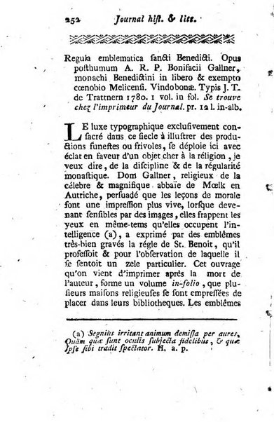 Journal historique et littéraire