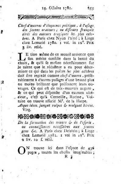 Journal historique et littéraire