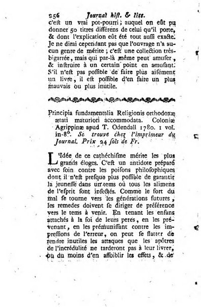 Journal historique et littéraire