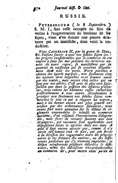 Journal historique et littéraire