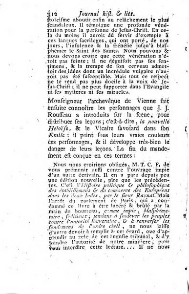 Journal historique et littéraire