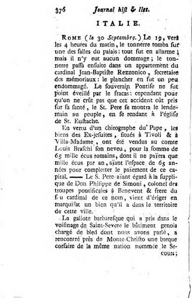 Journal historique et littéraire