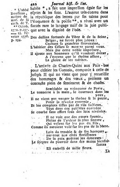 Journal historique et littéraire