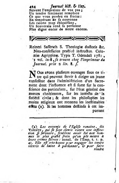 Journal historique et littéraire