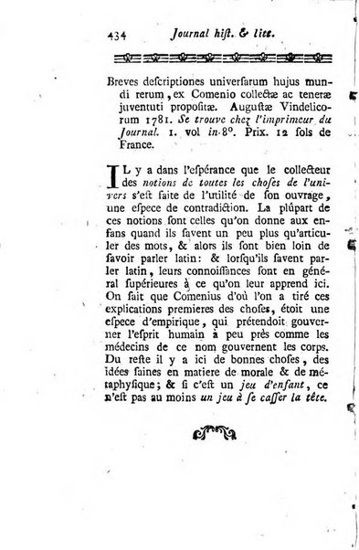 Journal historique et littéraire