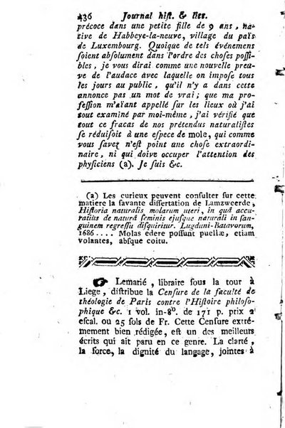 Journal historique et littéraire