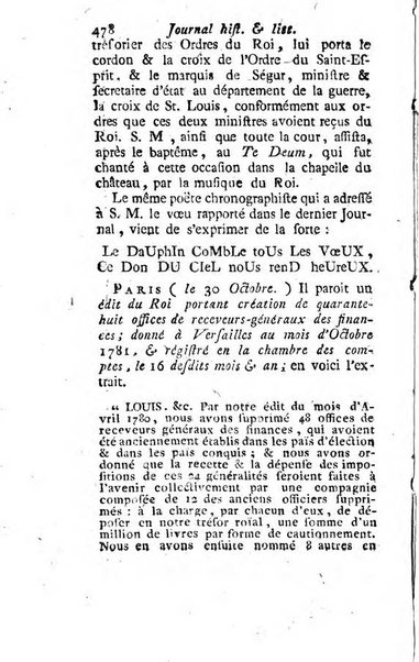 Journal historique et littéraire