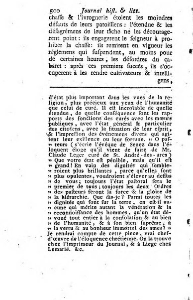 Journal historique et littéraire