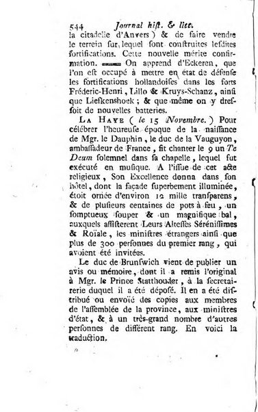 Journal historique et littéraire