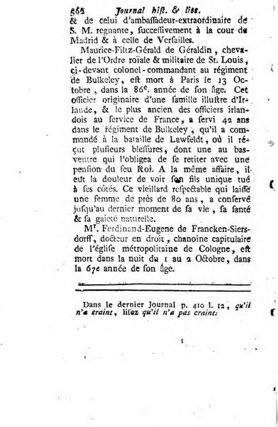 Journal historique et littéraire