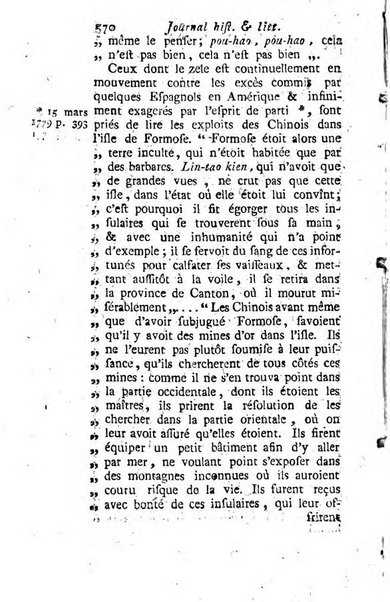 Journal historique et littéraire