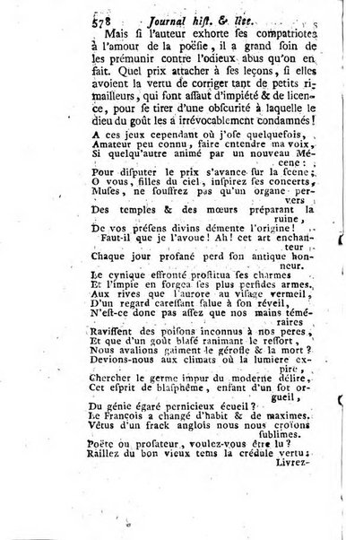 Journal historique et littéraire