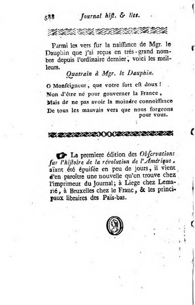 Journal historique et littéraire