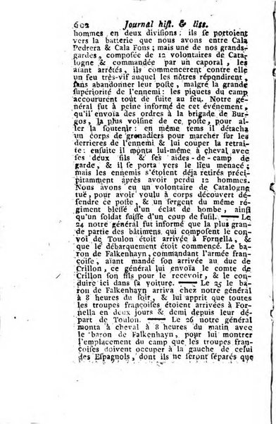 Journal historique et littéraire