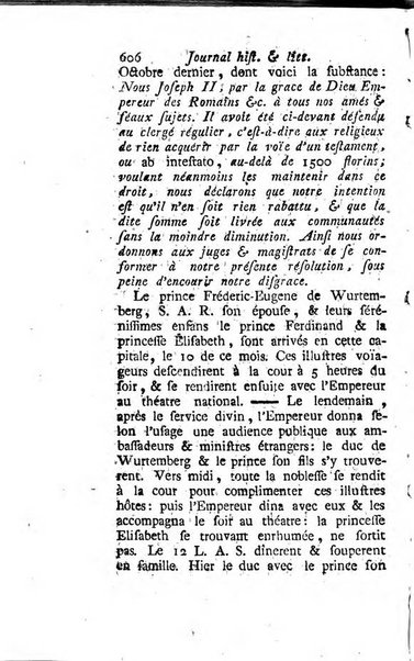 Journal historique et littéraire