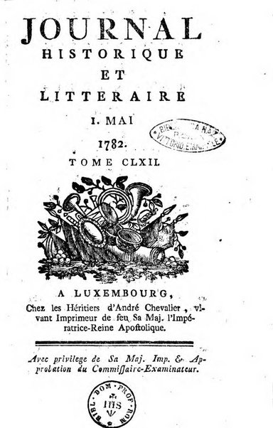 Journal historique et littéraire