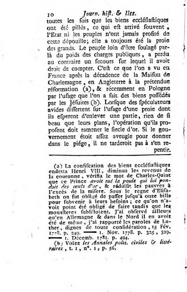 Journal historique et littéraire