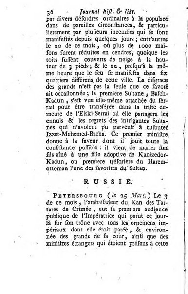 Journal historique et littéraire